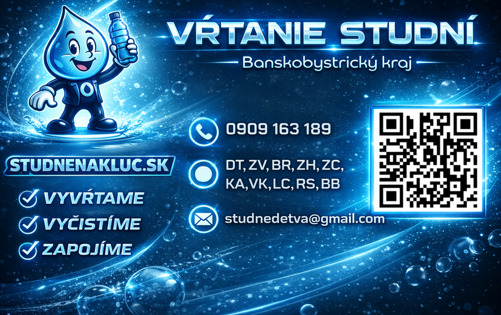 Brand vŕtanie studní Detva